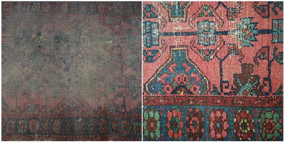 persian hamadan rug cleaned